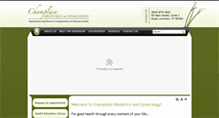 Desktop Screenshot of champlainobgyn.com